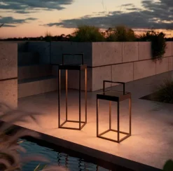 Villeroy & Boch Led-Solarleuchten|Led-Solarleuchten-LED-Außentischleuchte Cannes Anthrazit