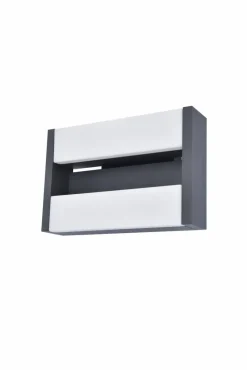 Außenwandleuchten|Außenwandleuchten|Lutec LED-Außenwandleuchte Conroy Grau