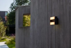 Außenwandleuchten|Außenwandleuchten|Lutec LED-Außenwandleuchte Conroy Grau