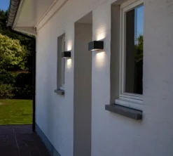Eco-Light Außenwandleuchten|Außenwandleuchten-LED-Außenwandleuchte Gemini Anthrazit