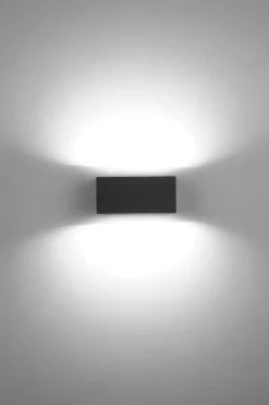 Eco-Light Außenwandleuchten|Außenwandleuchten-LED-Außenwandleuchte Gemini Anthrazit