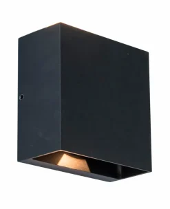 Außenwandleuchten|Außenwandleuchten|Lutec LED-Außenwandleuchte Gemini Schwarz