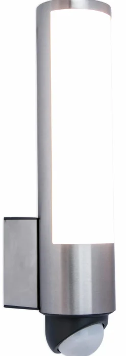 Lutec Außenwandleuchten|Außenwandleuchten-LED-Außenwandleuchte LEDA Silber
