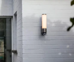 Lutec Außenwandleuchten|Außenwandleuchten-LED-Außenwandleuchte LEDA Silber