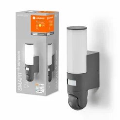 LEDVANCE Außenleuchten|Außenwandleuchten-LED-Außenwandleuchte WIFI Wall Camera Grau
