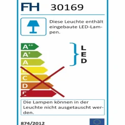 Fischer & Honsel Wandleuchten-LED-Bettbeleuchtung Sten Weiß