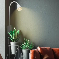 Briloner Wandleuchten-LED-Bettleuchte Justra Weiß