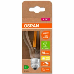 Osram E27-LED-Birne E27/2,6 Watt/Energie B Transparent
