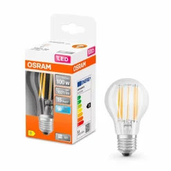 Osram E27-LED-Birne E27/11 Watt/Energie D Transparent