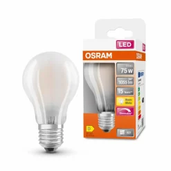 LED-Birne E27/7,5 Watt/Energie D<Osram Discount