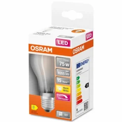 LED-Birne E27/7,5 Watt/Energie D<Osram Discount