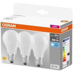 E27|Osram LED-Birne E27/6,5 Watt/Energie E Weiß