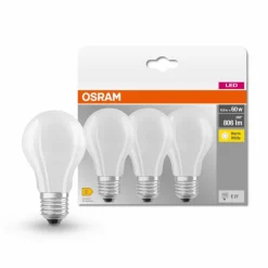 E27|Osram LED-Birne E27/6,5 Watt/Energie E Weiß