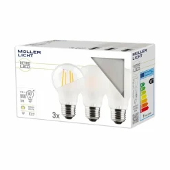 MÜLLER-LICHT E27-LED-Birne E27/7 Watt/Energie E Transparent
