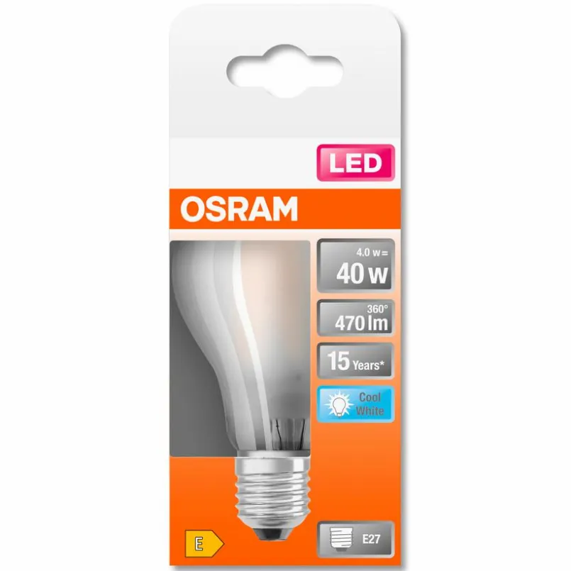 Osram E27-LED-Birne E27/4 Watt/Energie E Weiß