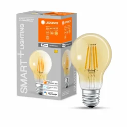 Leuchtmittel|E27|LEDVANCE LED-Birnenform E27/6 Watt/Energie E Braun