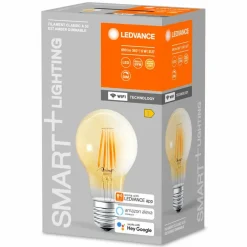 Leuchtmittel|E27|LEDVANCE LED-Birnenform E27/6 Watt/Energie E Braun