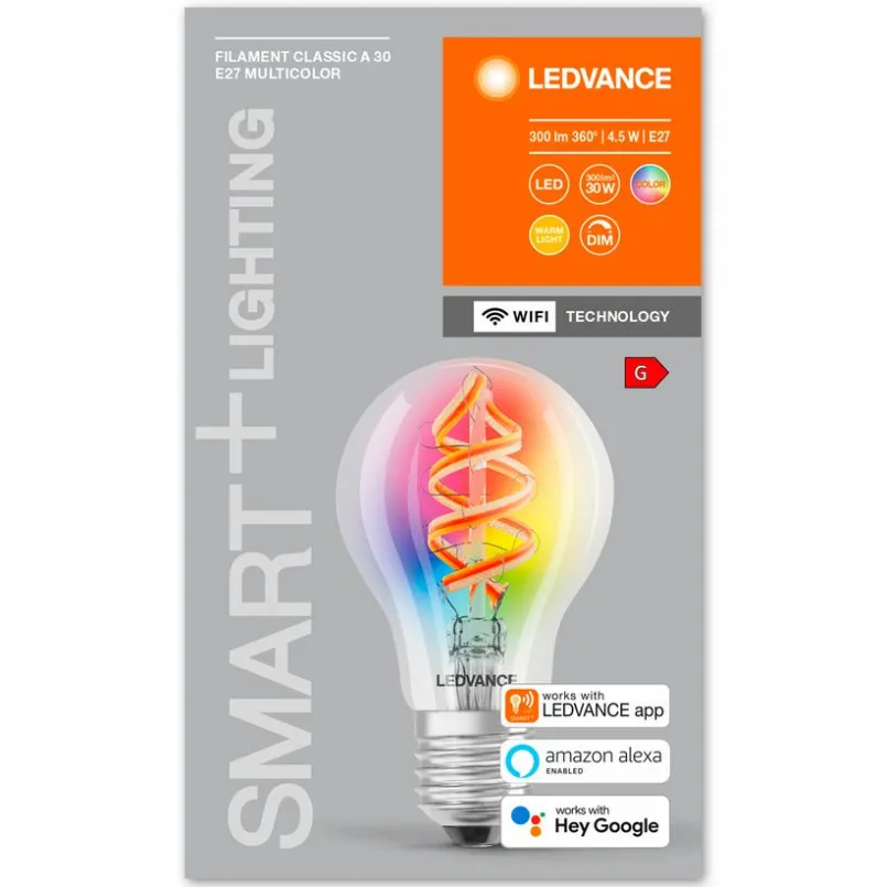 LED-Birnenform E27/4,5 Watt/Energie G<LEDVANCE