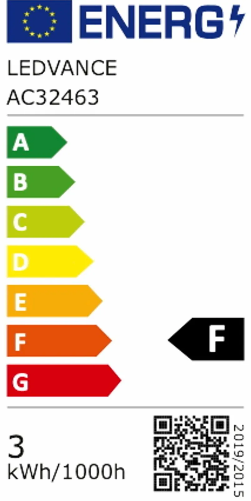 Osram E14-LED-Birnenform E14/2,5 Watt/Energie F Transparent