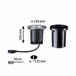 LED-Bodeneinbauleuchte Plug&Shine<Paulmann Sale
