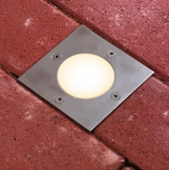 Paulmann Wege- & Bodenleuchten|Wege- & Bodenleuchten-LED-Bodeneinbauleuchte Plug&Shine Silber