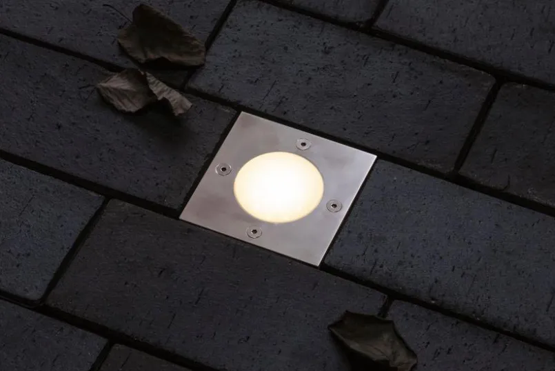 Paulmann Wege- & Bodenleuchten|Wege- & Bodenleuchten-LED-Bodeneinbauleuchte Plug&Shine Silber