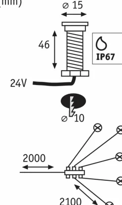 LED-Bodeneinbauleuchte Plug & Shine<Paulmann New