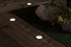 Wege- & Bodenleuchten|Wege- & Bodenleuchten|Paulmann LED-Bodeneinbauleuchte Plug&Shine Silber