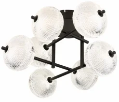 Globo Deckenleuchten-LED-Deckenleuchte Aida Schwarz