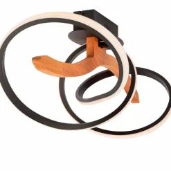 ELOBRA Deckenleuchten-LED-Deckenleuchte Argentina Swirl Braun