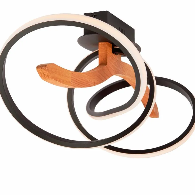 ELOBRA Deckenleuchten-LED-Deckenleuchte Argentina Swirl Braun