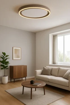 GeeTi Deckenleuchten-LED-Deckenleuchte Arles Beige