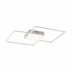 JUST LIGHT. Deckenleuchten-LED-Deckenleuchte Asmin Silber