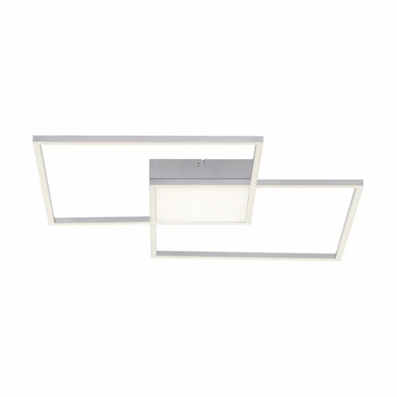 JUST LIGHT. Deckenleuchten-LED-Deckenleuchte Asmin Silber