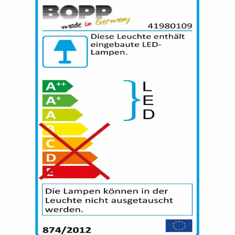 Bopp Deckenleuchten-LED-Deckenleuchte At Alu gebürstet