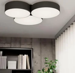 Deckenleuchten|Deckenleuchten|EGLO LED-Deckenleuchte Barbano-Z Schwarz
