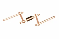 Trio Deckenleuchten-LED-Deckenleuchte Bellari Braun