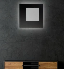 Deckenleuchten|Escale LED-Deckenleuchte Blade open Schwarz