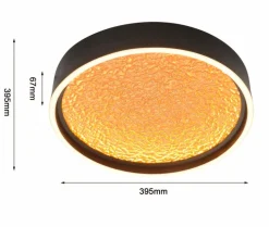 GeeTi Deckenleuchten-LED-Deckenleuchte Bormes Gold / Schwarz