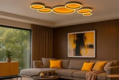 GeeTi Deckenleuchten-LED-Deckenleuchte Bormes Gold