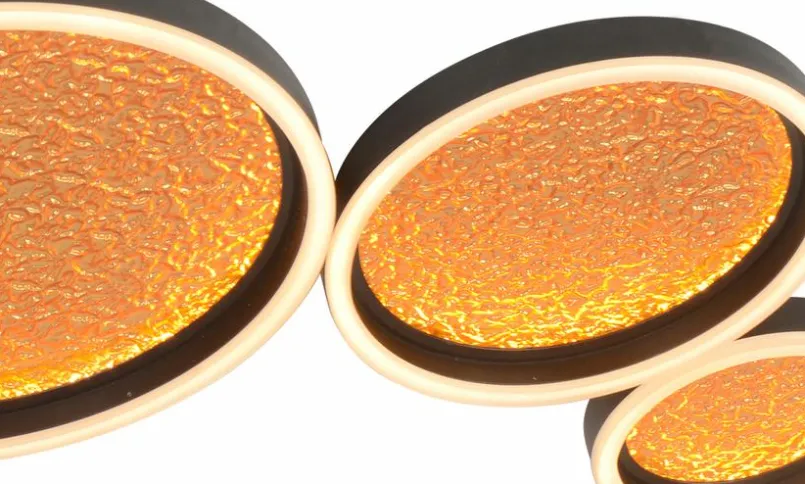 GeeTi Deckenleuchten-LED-Deckenleuchte Bormes Gold