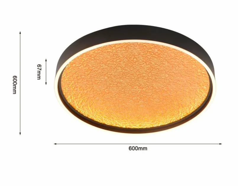 LED-Deckenleuchte Bormes<GeeTi Hot