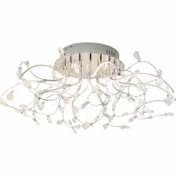 Deckenleuchten|Hell LED-Deckenleuchte Crystal Chrom