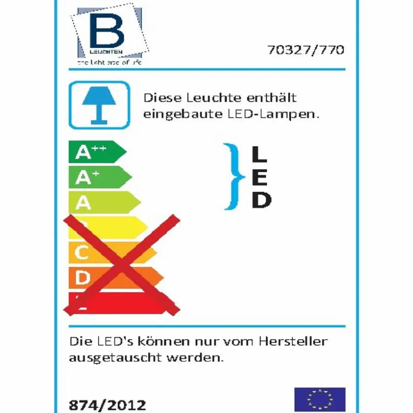 Deckenleuchten|Hell LED-Deckenleuchte Crystal Chrom