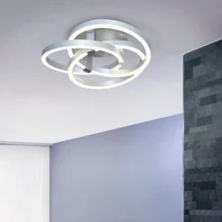 Deckenleuchten|Deckenleuchten|näve LED-Deckenleuchte Divora Silber