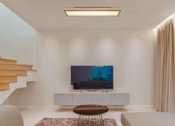 Deckenleuchten|Globo LED-Deckenleuchte Doro Braun