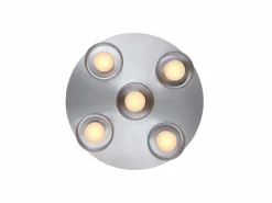 Deckenleuchten|Hell LED-Deckenleuchte Dune Silber