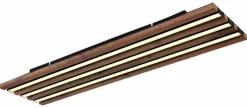 Globo Deckenleuchten-LED-Deckenleuchte Hayden Braun
