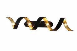 Deckenleuchten|Eco-Light LED-Deckenleuchte Helix Schwarz