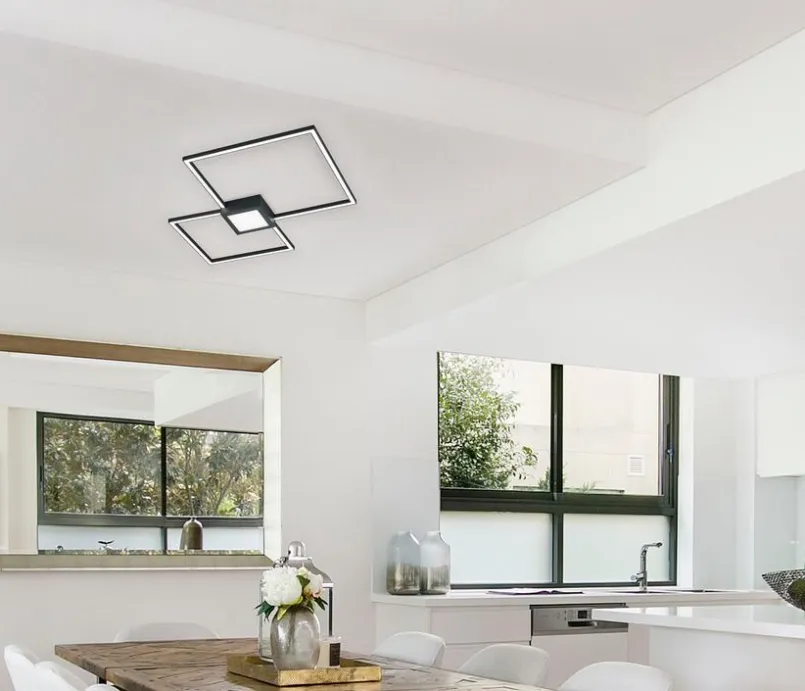 Deckenleuchten|Trio LED-Deckenleuchte Hydra Anthrazit